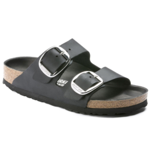 BIRKENSTOCK ARIZONA BIG BUCKLE BLACK, OILED LEATHER