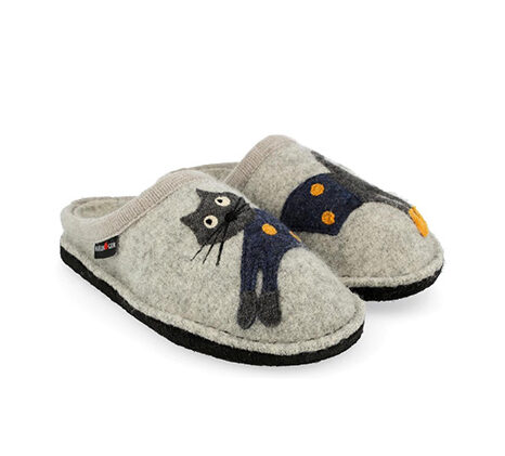 HAFLINGER FLAIR CUCHO STAINGRAUMELIERT, WALKSTOFF