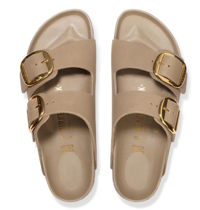 BIRKENSTOCK ARIZONA BIG BUCKLE TABACCO BROWN, OILED LEATHER - immagine 2