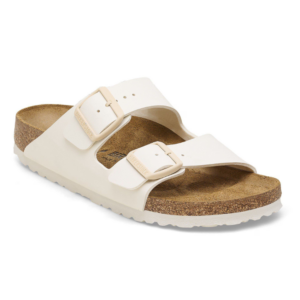 BIRKENSTOCK ARIZONA EGGSHELL BIRKO FLOR