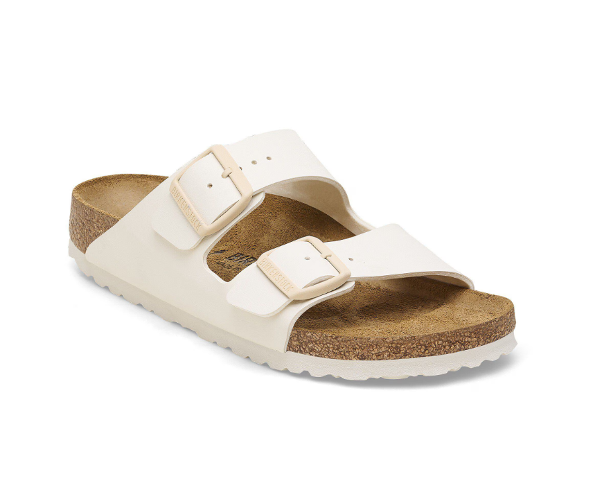 BIRKENSTOCK ARIZONA EGGSHELL BIRKO FLOR
