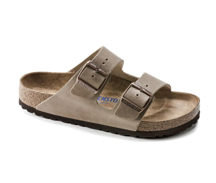BIRKENSTOCK ARIZONA SFB TABACCO BROWN, OILED LEATHER