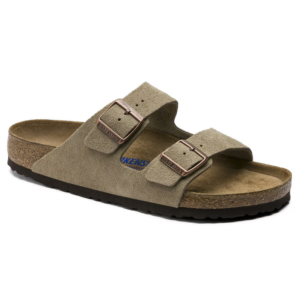 BIRKENSTOCK ARIZONA SFB TAUPE, SUEDE LEATHER