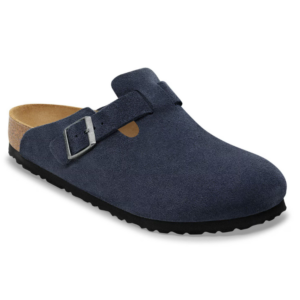 BIRKENSTOCK BOSTON NEW NAVY, SUEDE LATHER