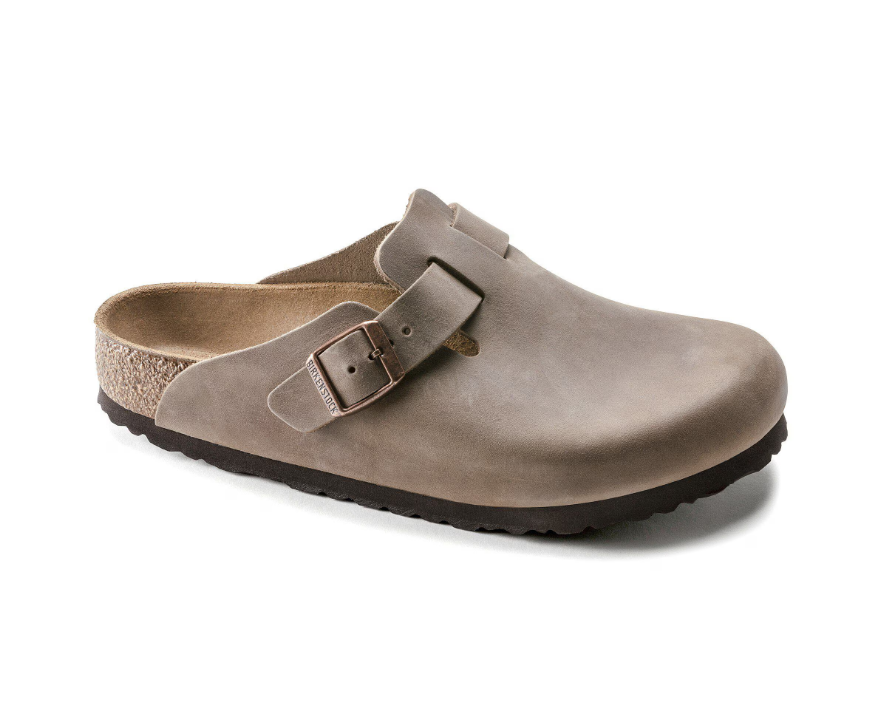 BIRKENSTOCK BOSTON TABACCO BROWN, OILED LEATHER