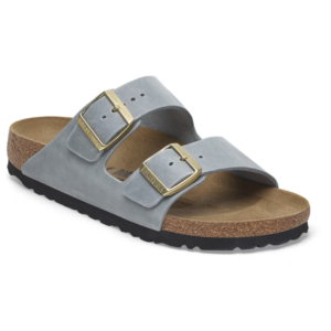 BIRKENSTOCK ARIZONA BASALT GRAY, OILED LEATHER