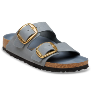 BIRKENSTOCK ARIZONA BIG BUCKLE BASALT GRAY, OILED LEATHER