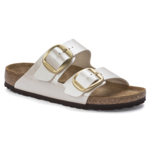 BIRKENSTOCK ARIZONA BIG BUCKLE GRACEFULL PEARL WHITE, BIRKO FLOR