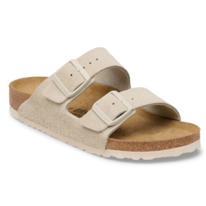 BIRKENSTOCK ARIZONA OYSTER, SUEDE LEATHER
