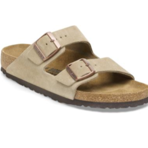 BIRKENSTOCK ARIZONA TAUPE, SUEDE LEATHER