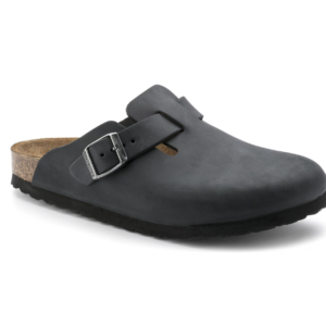 BIRKENSTOCK BOSTON BLACK, OILED LEATHER