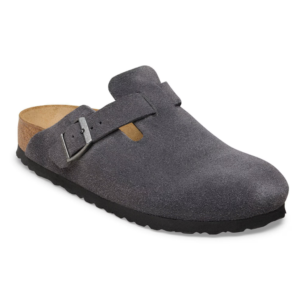 BIRKENSTOCK BOSTON CHARCOAL, SUEDE LEATHER