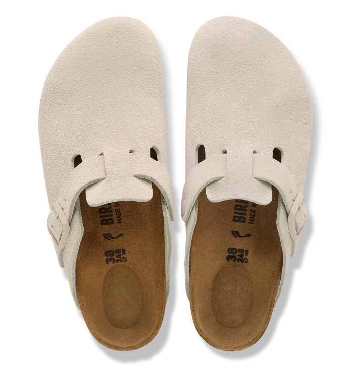 BIRKENSTOCK BOSTON OYSTER, SUEDE LEATHER - immagine 2