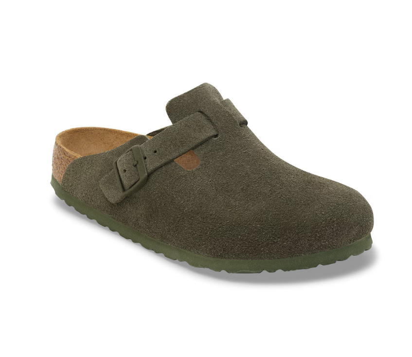 BIRKENSTOCK BOSTON HABANA P. LARGA, NATURAL LEATHER