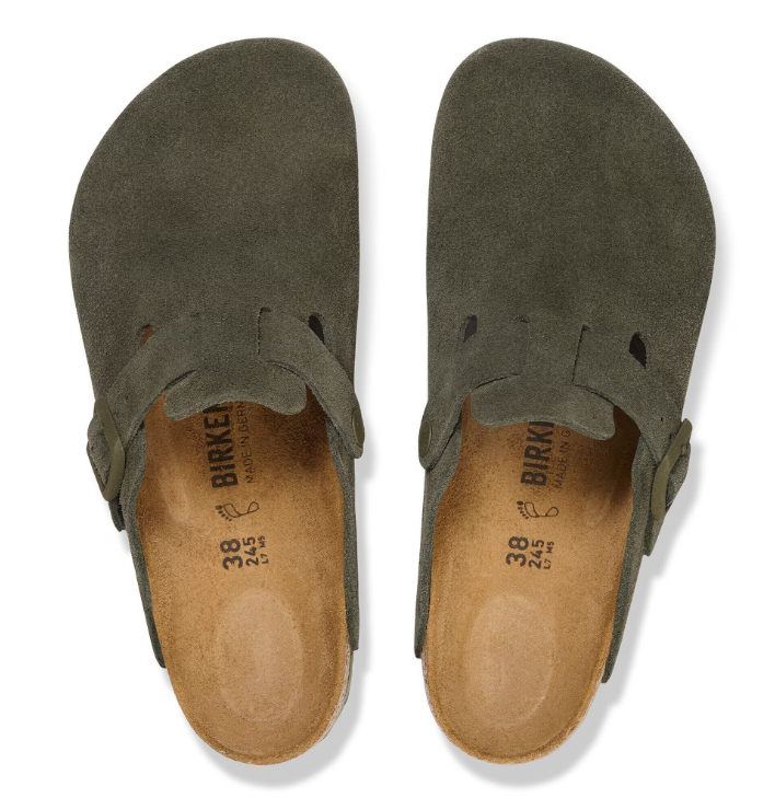 BIRKENSTOCK BOSTON THYME, SUEDE LEATHER - immagine 2