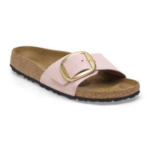 BIRKENSTOCK MADRID BIG BUCKLE SOFT PINK, NUBUCK
