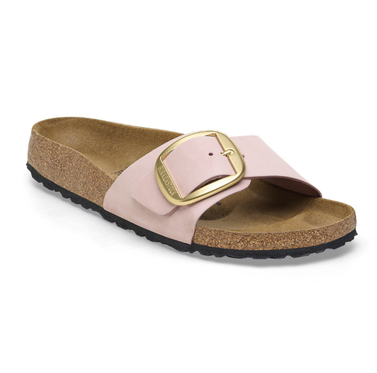 BIRKENSTOCK MADRID BIG BUCKLE SOFT PINK, NUBUCK