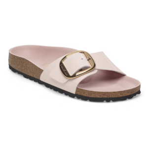 BIRKENSTOK MADRID BIG BUCKLE HIGH-SHINE LIGHT ROSE,NATURAL LEATHER
